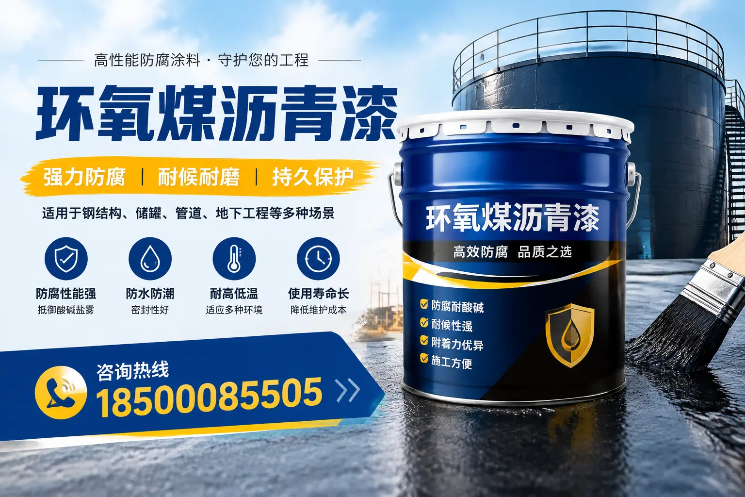环氧煤沥青漆在工业中的应用，荆门企业的选择